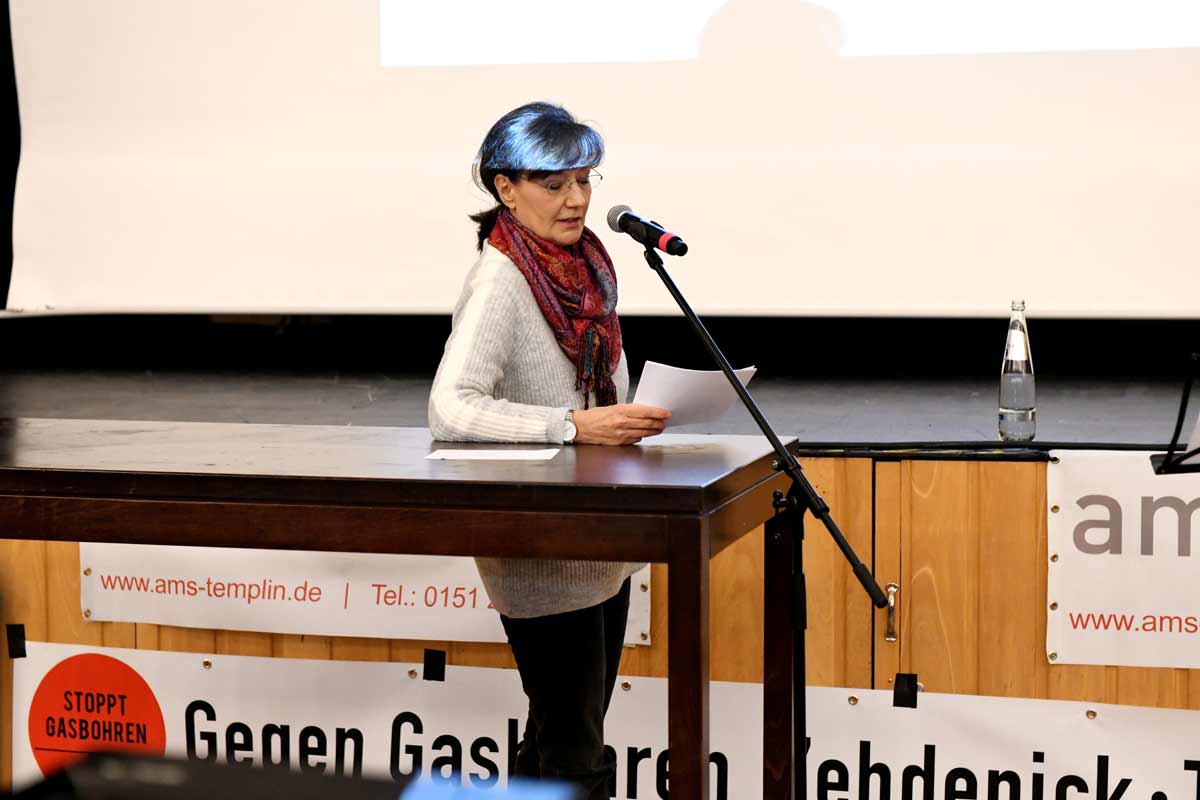 Ein Jahr Widerstand gegen Gasbohren - Templin 27. Februar 2020